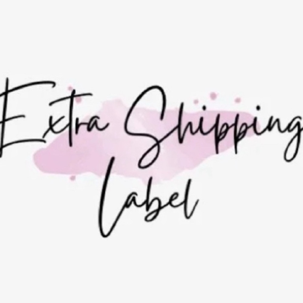 ✨Extra Shipping Label✨